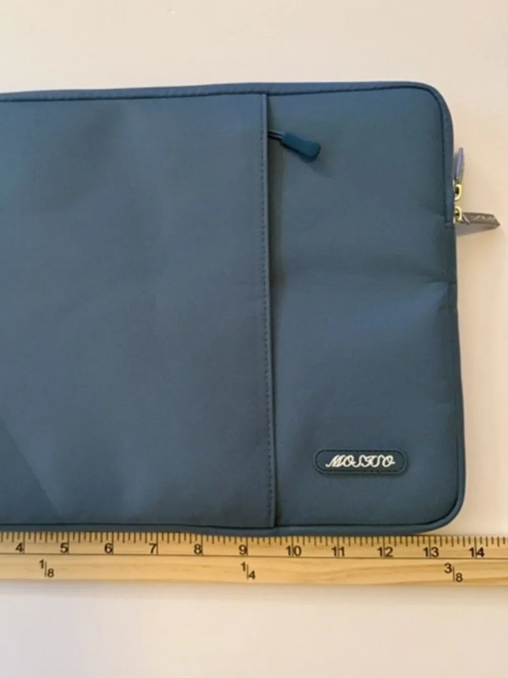 Mosiso Laptop Sleve with Front Pocket, Deep Teal, 13-13.3 inch